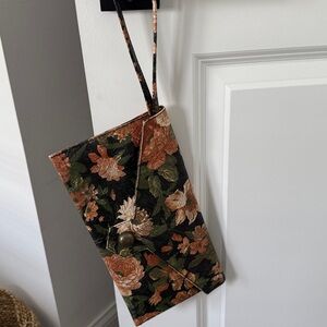 Kimchi Blue Floral Clutch - Black, Green, Orange
